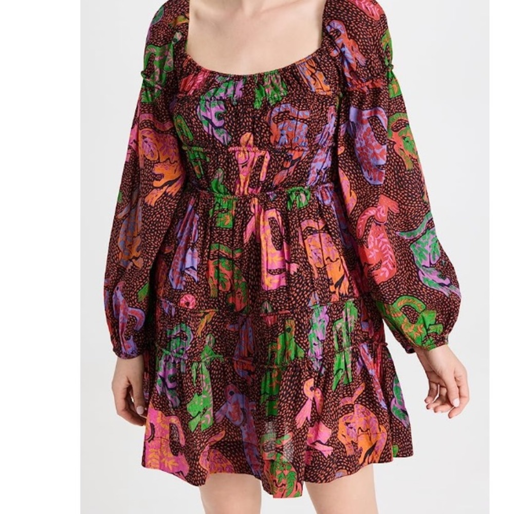 Brand new Wild leopards farm rio dress SZ M